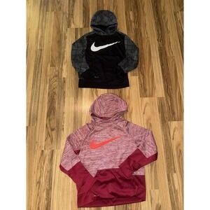 Nike Boys M Medium 10/12 Dri-fit Hooded Sweatshirt Lot Of 2‎ Hoodie